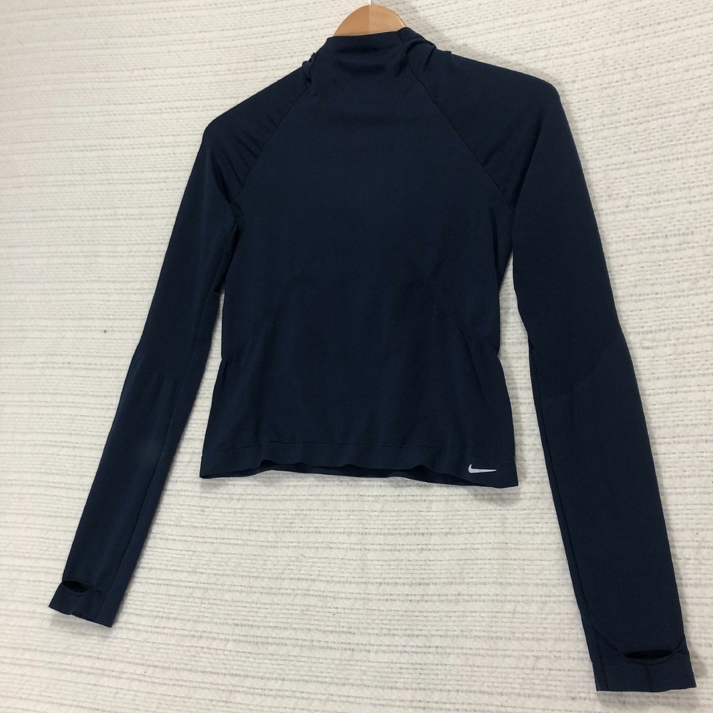 Nike Pullover Top Thumb Hole‎ Long Sleeve Athletic Activewear Shirt Size PM